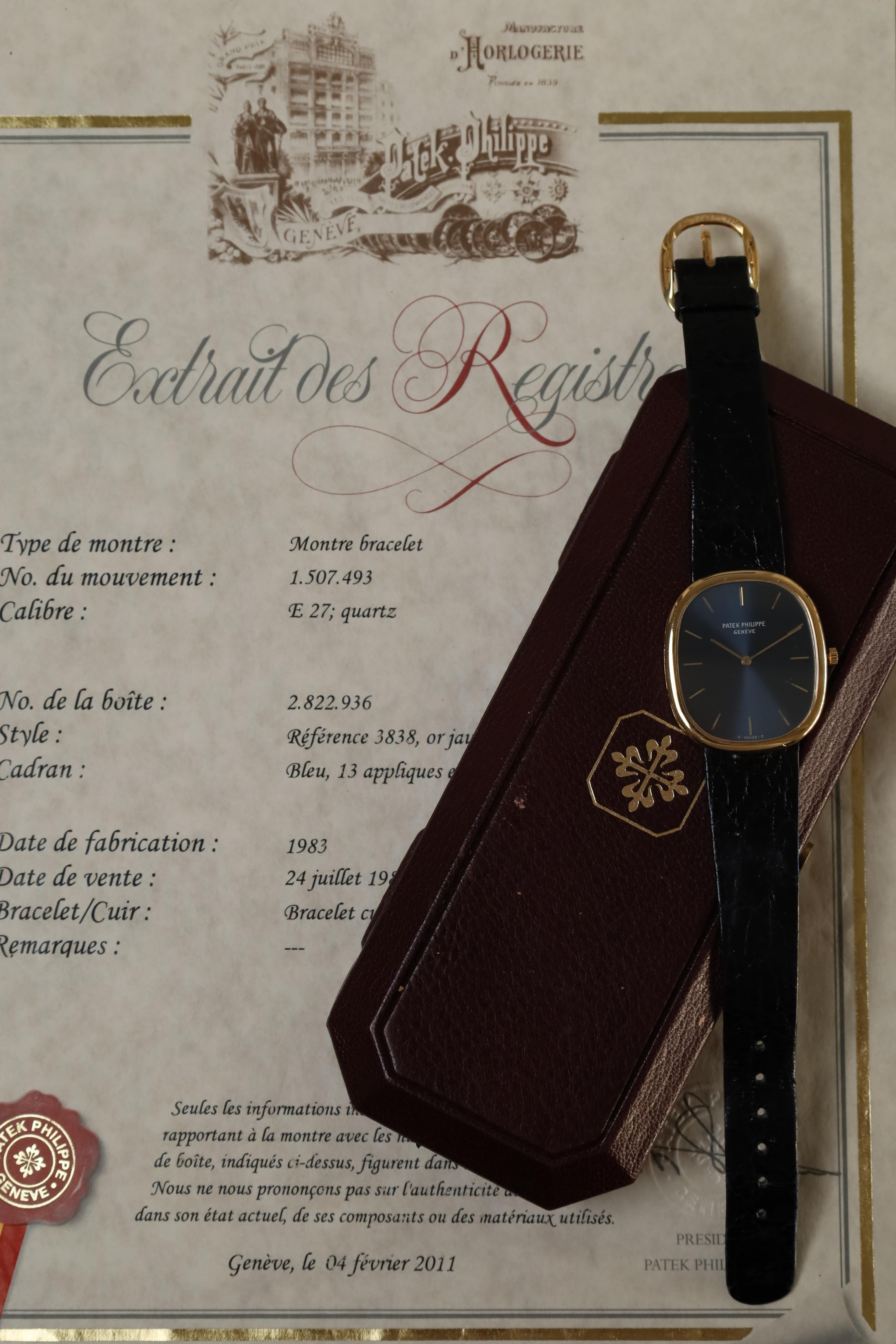Patek Philippe Ellipse D'or